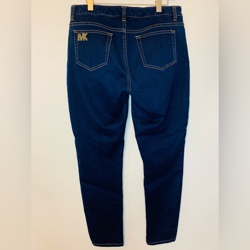 Micheal Kors Women’s Selma High Rise Dark Wash Skinny Straight Jeans Siz… - Picture 6 of 10